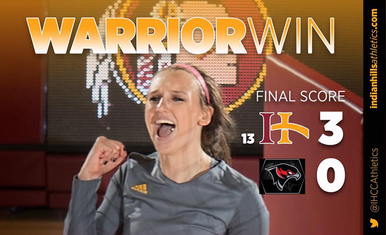 Road Win for No. 13 IHCC Volleyball