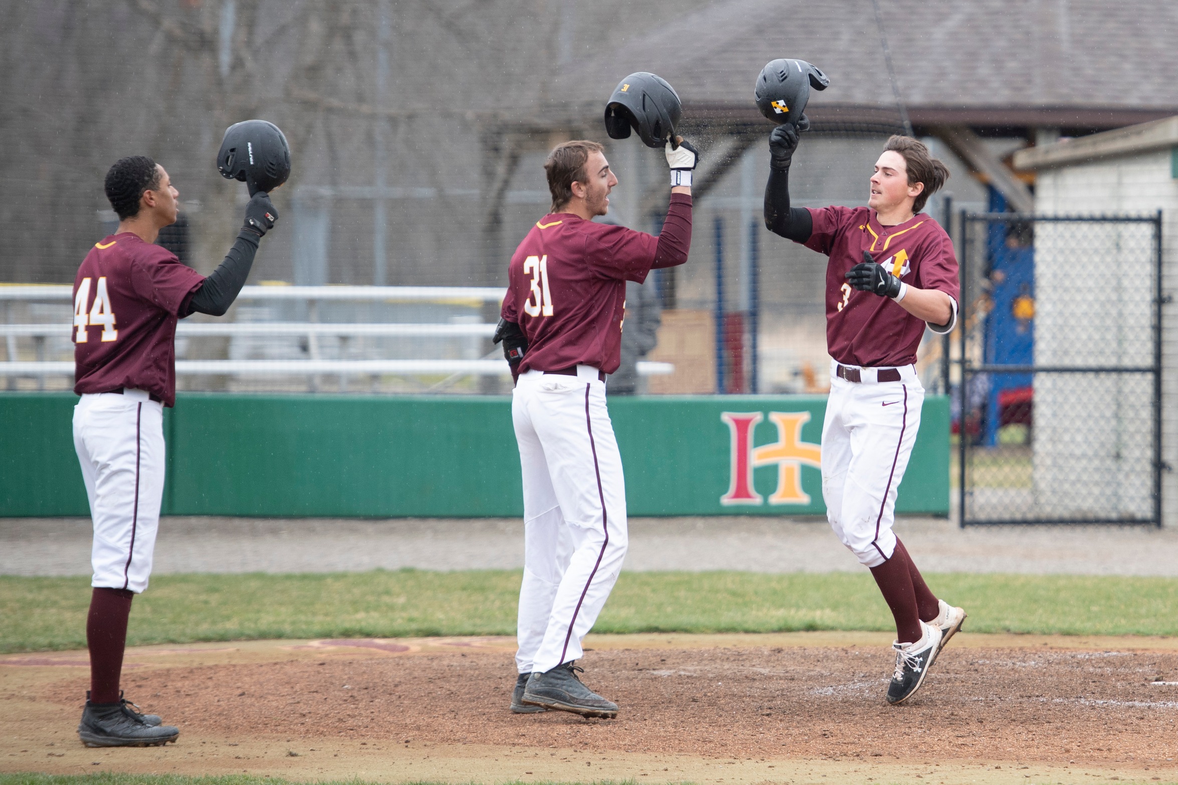 EMERICH HOMERS TWICE TO LEAD WARRIORS