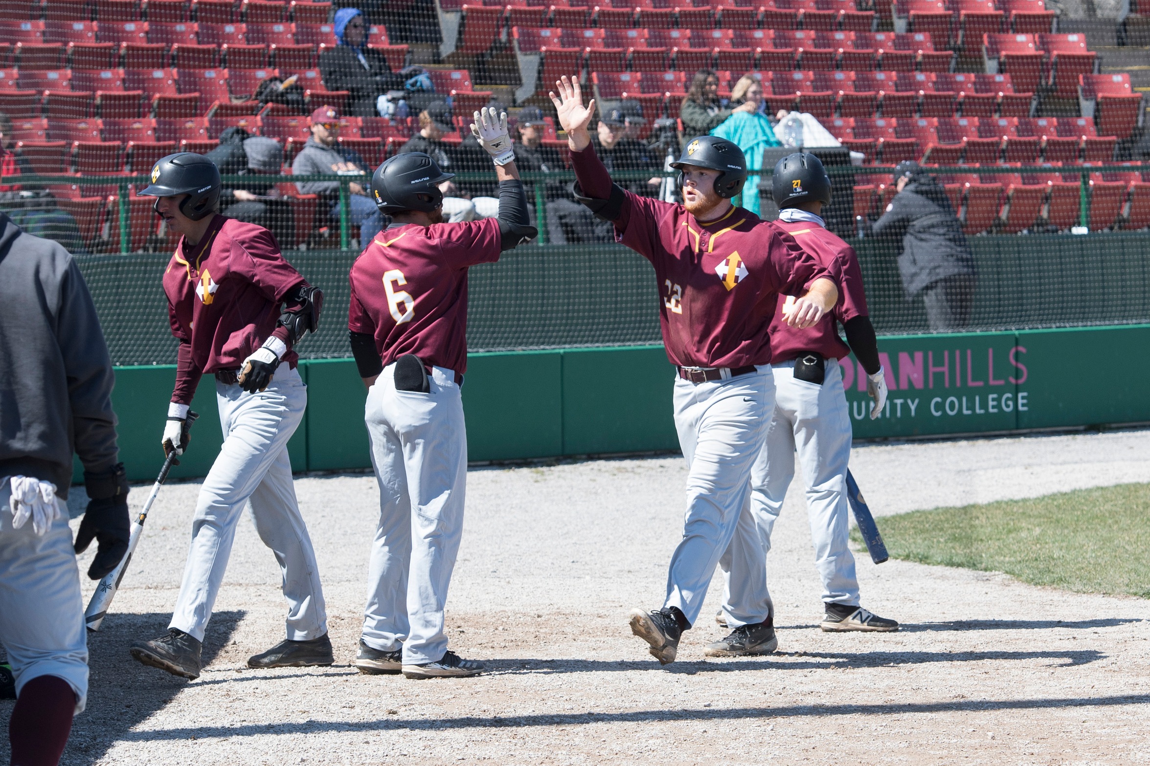 WARRIORS SPLIT CONFERENCE DH WITH NIACC
