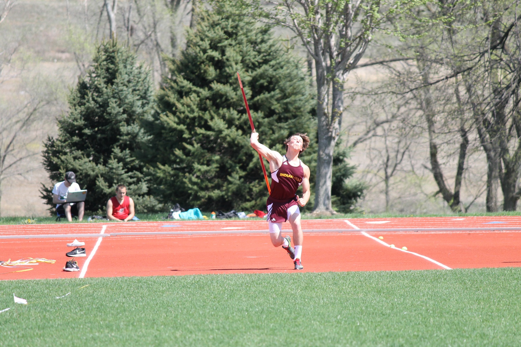 Doug Turner placed third at the Region XI Championships in the javelin throw.