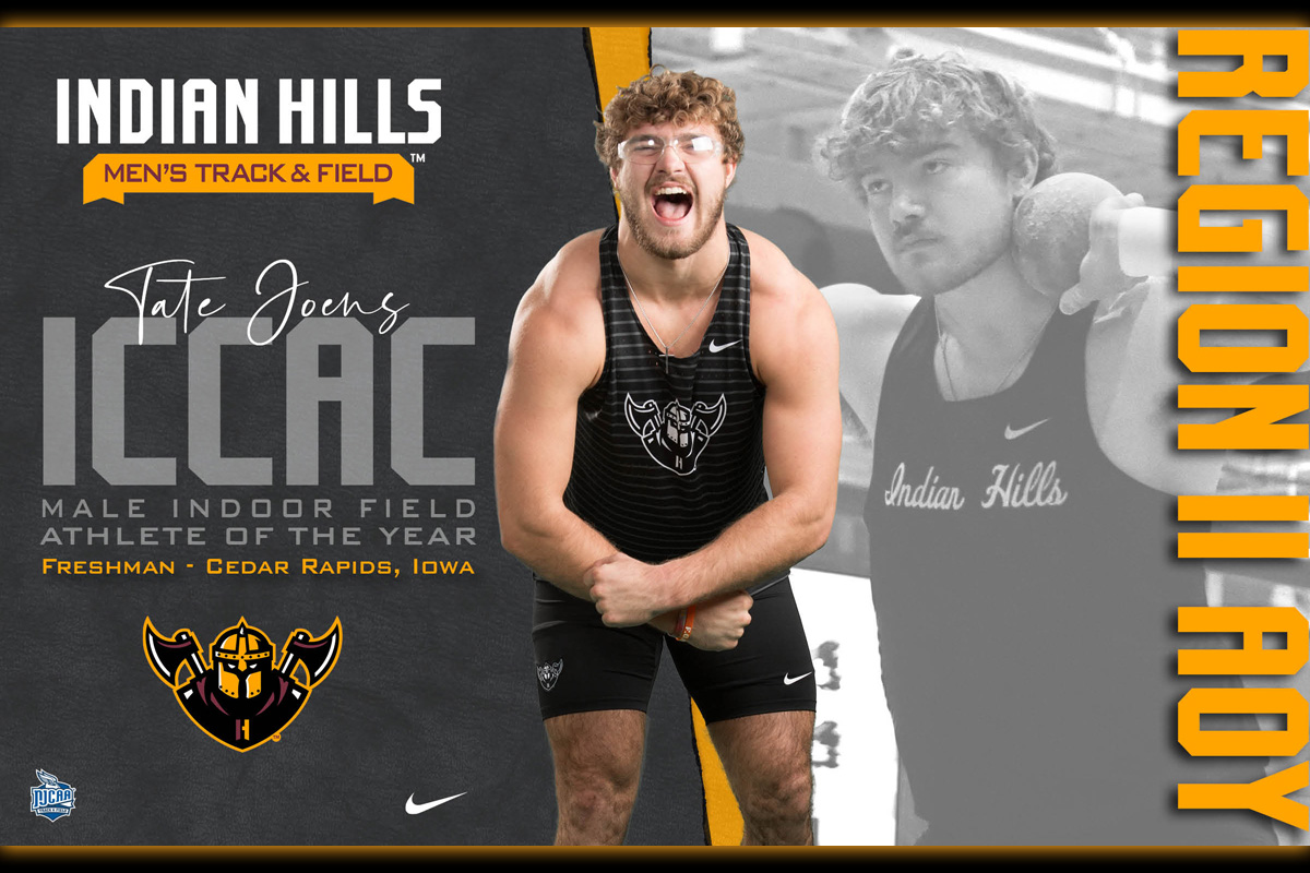 JOENS NAMED ICCAC FIELD ATHLETE OF THE YEAR