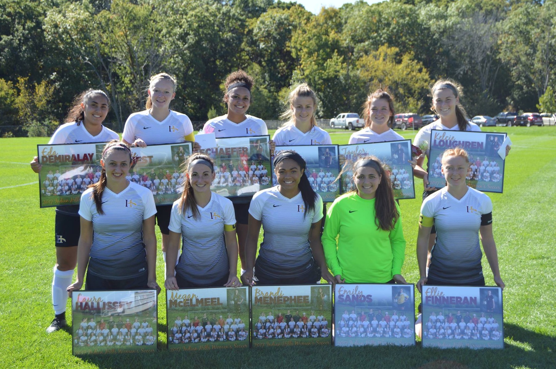 Sophomores on the 2017-2018 Women's Soccer Team.