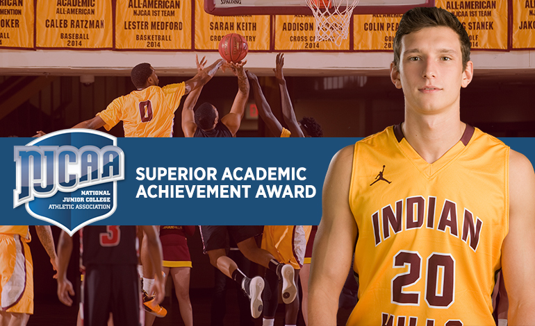 Svandrlik Earns NJCAA Academic Award