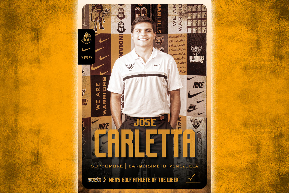 CARLETTA NAMED ICCAC ATHLETE OF THE WEEK