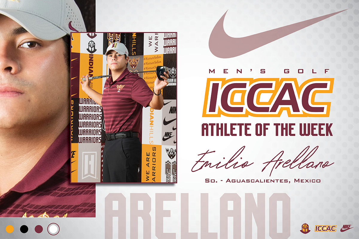 ARELLANO LAMAS NAMED ICCAC GOLFER OF THE WEEK