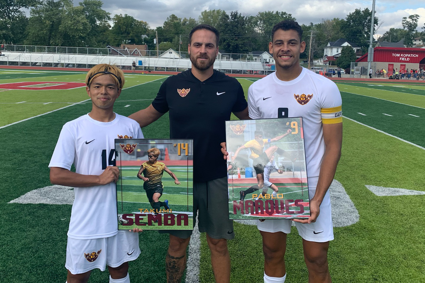 WARRIOR MEN FALL ON SOPHOMORE DAY