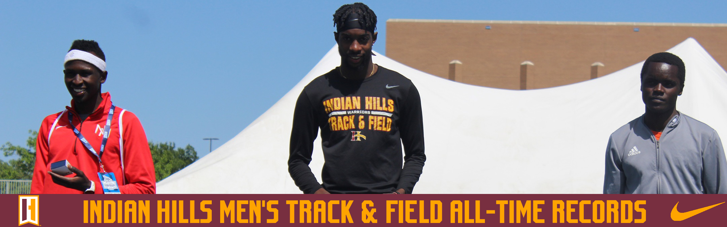 INDIAN HILLS MEN'S TRACK & FIELD RECORD BOOK