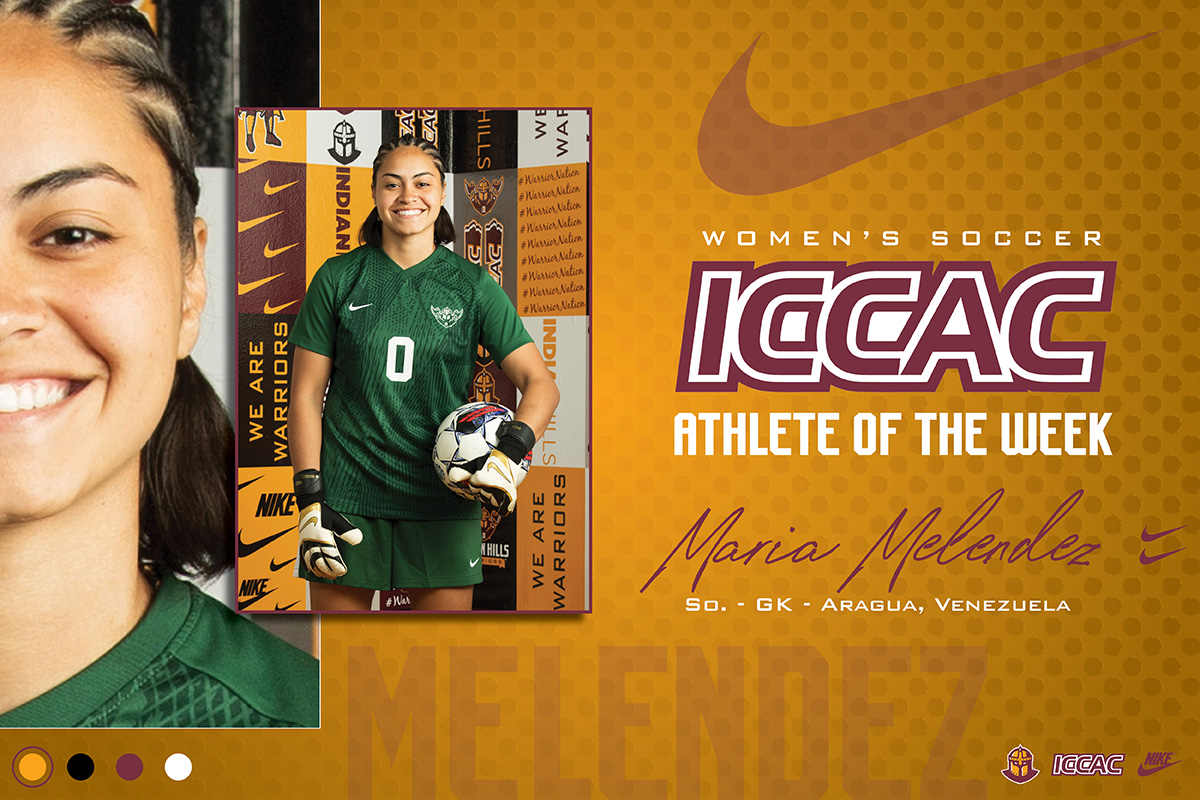 MELENDEZ LANDS THIRD-CAREER ICCAC WEEKLY HONOR