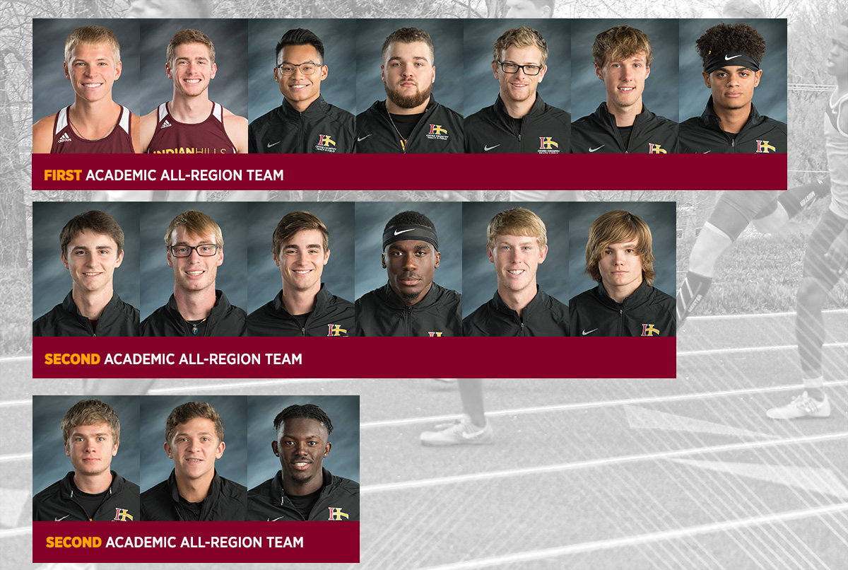 Men's Track and Field Athletes Earn Academic All-Region Honors