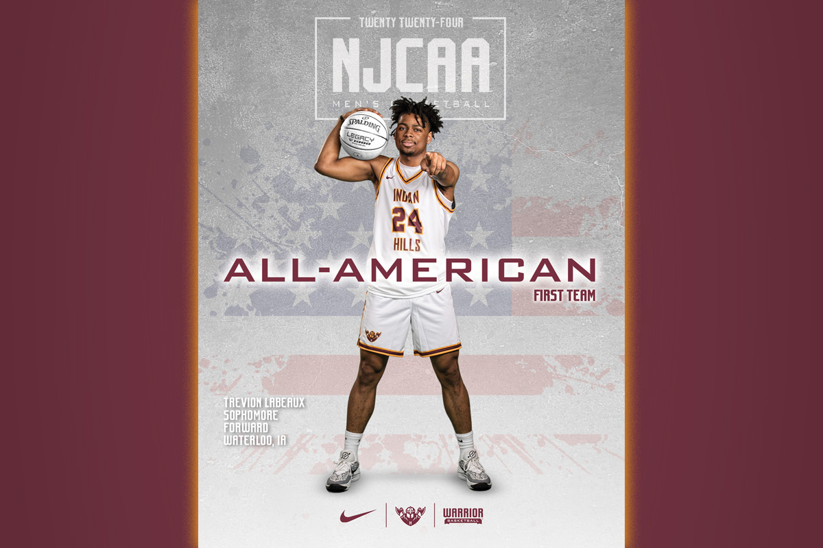 LABEAUX NAMED FIRST-TEAM NJCAA ALL-AMERICAN